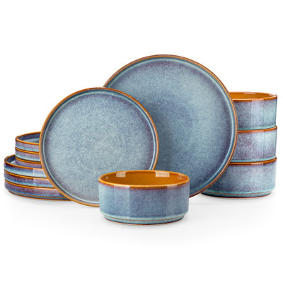Stoneware Dinnerware Set 12 Piece - Service for 4