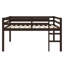 Lit mezzanine en bois avec échelle-1158495977