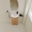 Meuble-lavabo autoportant de 23 po avec lavabo et portes à fermeture douce-1575126759