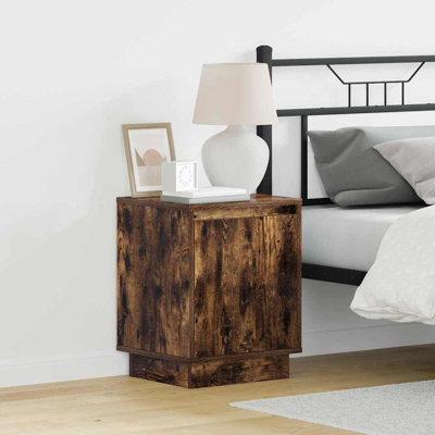 Bedside Cabinet 39 X 34.5 X 50 Cm Engineered Wood
