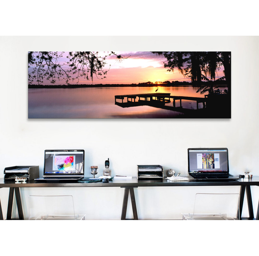 " Sunrise Over Lake Whippoorwill " by Panoramic Images Ebern Designs 