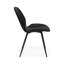 Vernay 48cm H Upholstered Side Chair in Black