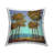 Looming Green Palms Decorative Printed Throw Pillow Design by Michael Tienhaara