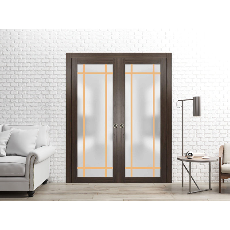 Portes françaises à panneaux, 48 po x 80 po