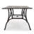 Outdoor Cast Aluminum Rectangular Dining Table, Bronze