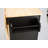 Kitchen Island & Kitchen Cart, Mobile Kitehcn Island With Extensible Rubber Wood Table Top,Adjustable Shelf Inside Cabinet For Different Utensils, 3 Big Drawers, With Spice Rack, Towel Rack, Black-Bee