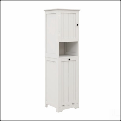 One-Compartment One-Door Tilt-Out Laundry Sorter Cabinet