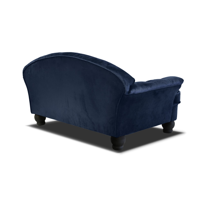 Debose Orthopedic Polyester Pet Bed, Blue