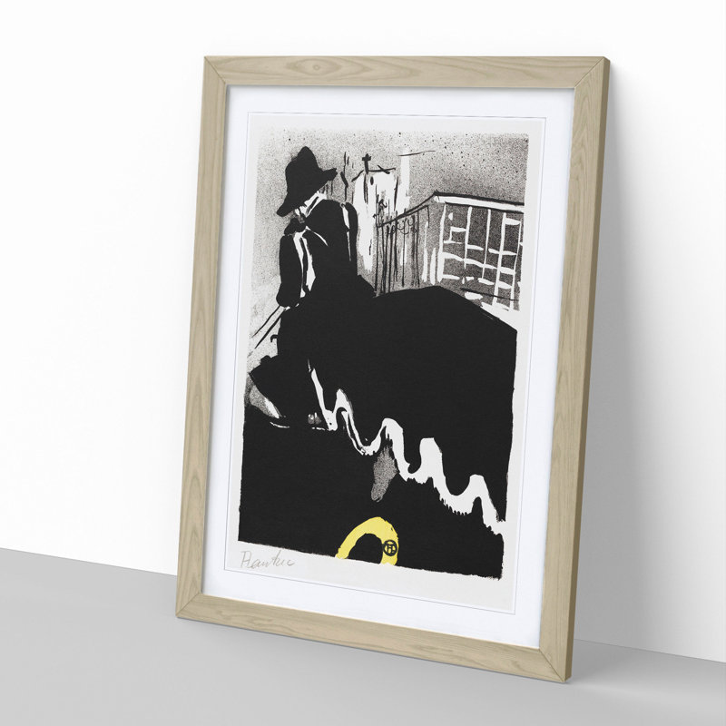 Last Ballad by Henri de Toulouse-Lautrec - Picture Frame Painting, 65cm H x 48cm W x 2cm D, Oak Framed