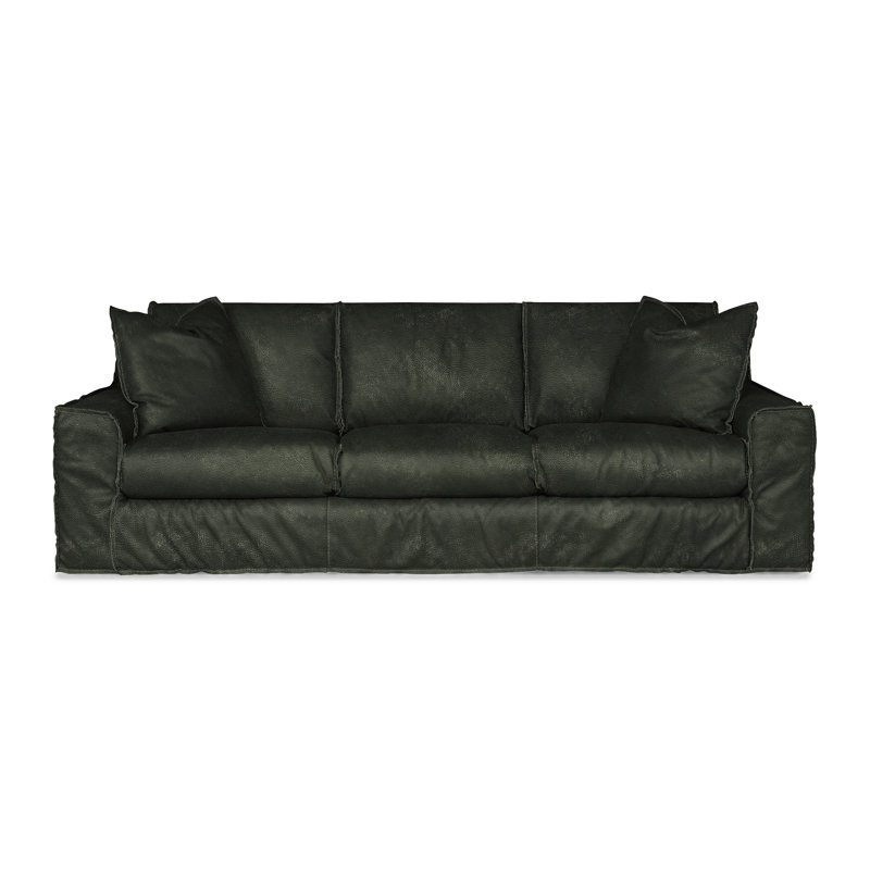Melrose Leather Sofa, Dark Cloud (Legends), Nutmeg