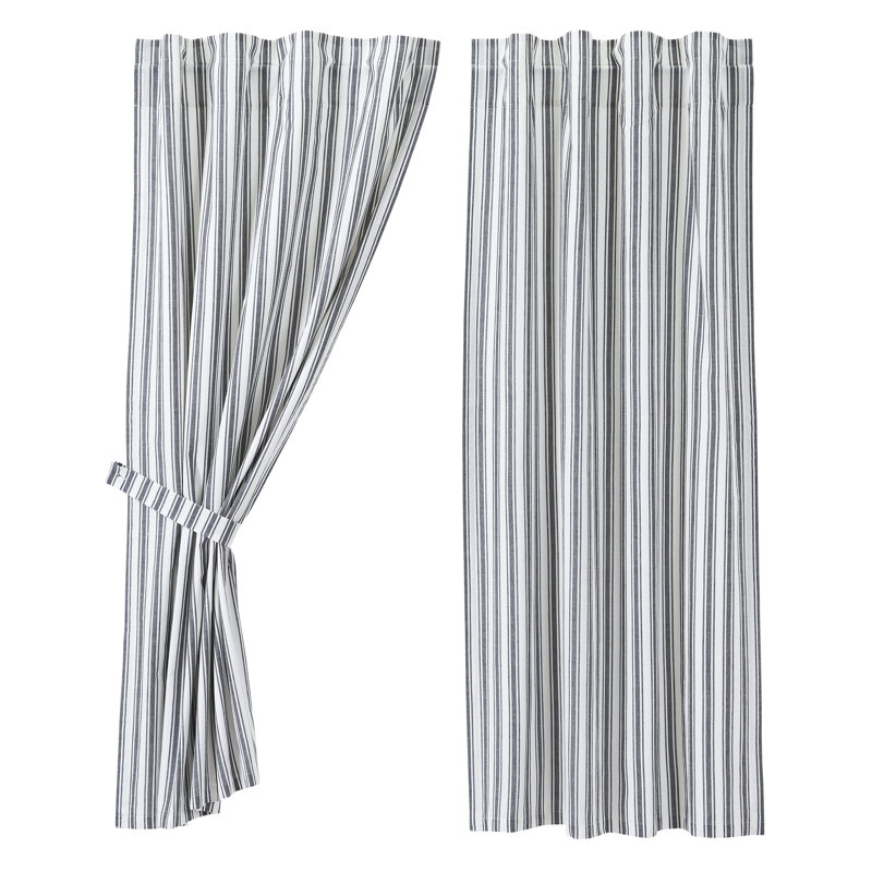  Panneau de rideau simple obscurcissant 100% coton avec passe-tringle, L 36 po x L 63 po