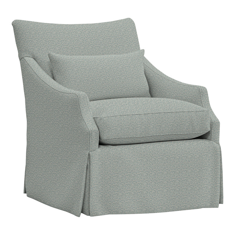 Gulley Slipcovered Armchair, Tuck Water