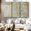 «Monuments of Paris Map Blue» sur toile-1672101170