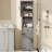 66" Tall Farmhouse Bathroom Storage Cabinet-1118948130