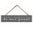Be Our Guest Hanging Door Sign with Rope