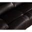 Fauteuil inclinable en cuir brun avec support lombaire et rembourrage en mousse, profondeur de 41 po x 41 po, rembourrage doux, largeur 41 po,