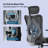 High Back Ergonomic Mesh Task Chair Big and Tall Reclining Comfy Home Office Chair for 300lbs-1308302472