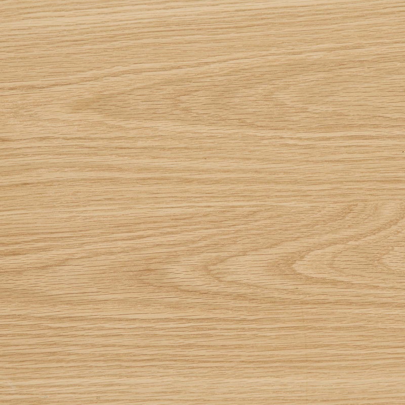 Senja 47" Oak Wood Round Mid-Century Modern Dining Table