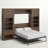 Wexford Murphy Bed with Side Cabinet Storage-66880883-66880880