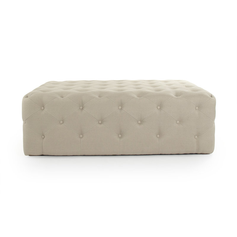 Repose-pieds touffeté rectangulaire Randall