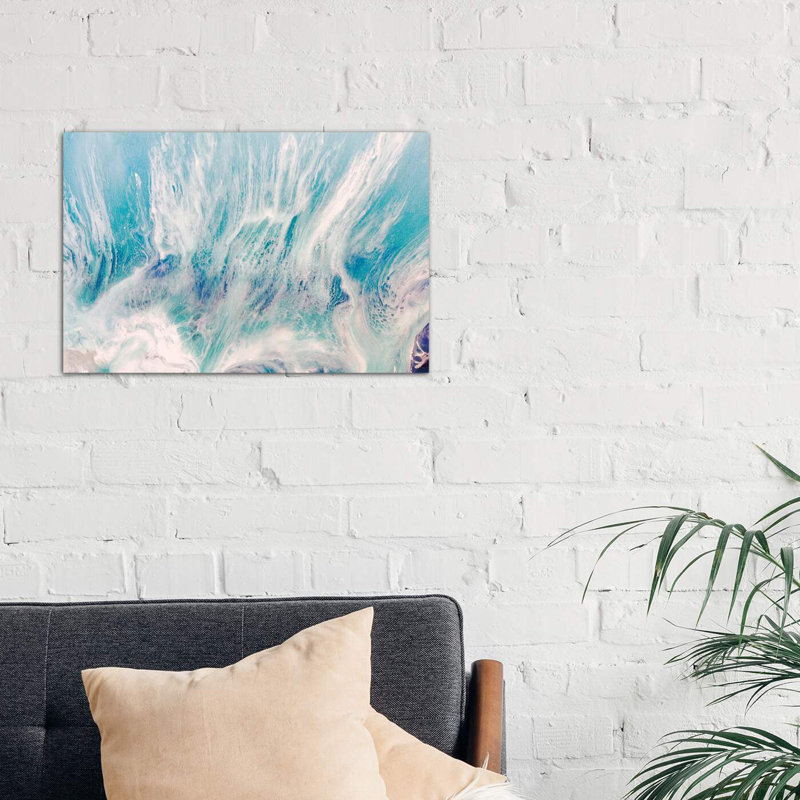 Laguna Soft Seafoam by Antuanelle - Wrapped Canvas Print, 66.04 cm H x 45.72 cm W x 3.175 cm D