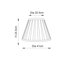 41cm Fabric Empire Lamp Shade