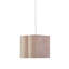 25 cm H Drum Pendant Shade ( Uno ) in Pink