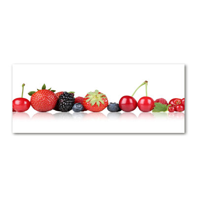 Fruit In A Row - Wrapped Canvas Print