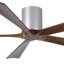 60" Irene 5-Blade Hugger Ceiling Fan with Wall Remote-1087667382-1087667335-1087667352