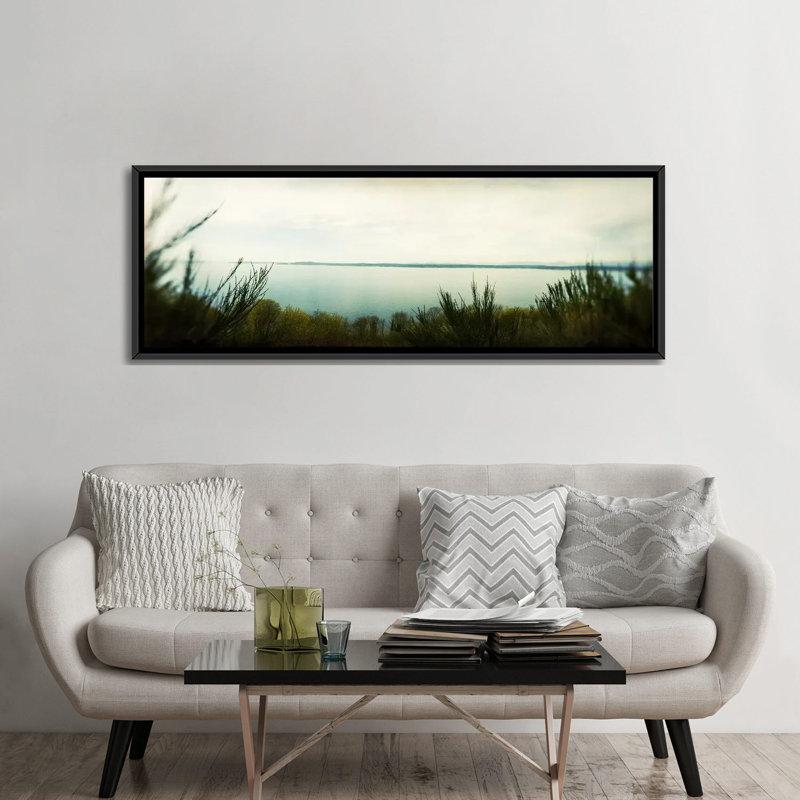 « puget sound, seattle, washington state », reproduction de photo sur toile, H 20 po x l 60 po x P 1,5 po