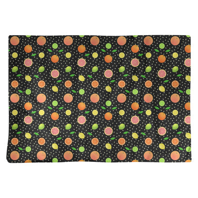 Napperon en coton 18 po Citrus fruit