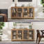 Buffet et buffet de style bohème 60 po avec 4 portes vitrées Cevat-304432884