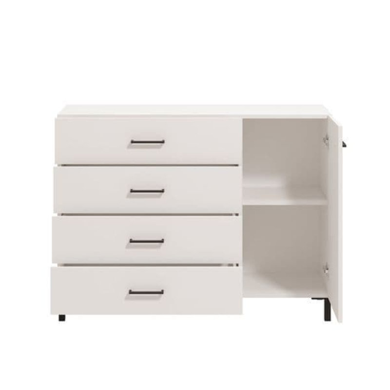 Ponciano 116cm Sideboard, White