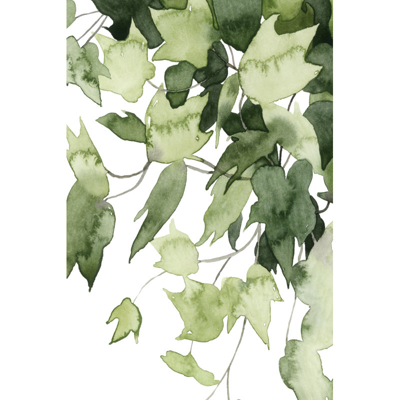 Emerald Vines II by Grace Popp - Painting on Canvas, 122cm H x 81cm W, Wrapped Canvas
