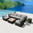 6 - Person Outdoor Seating Group With Cushions-1196419558