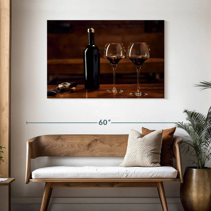Yarlin Red Wine Drinking, 30" H x 45" W