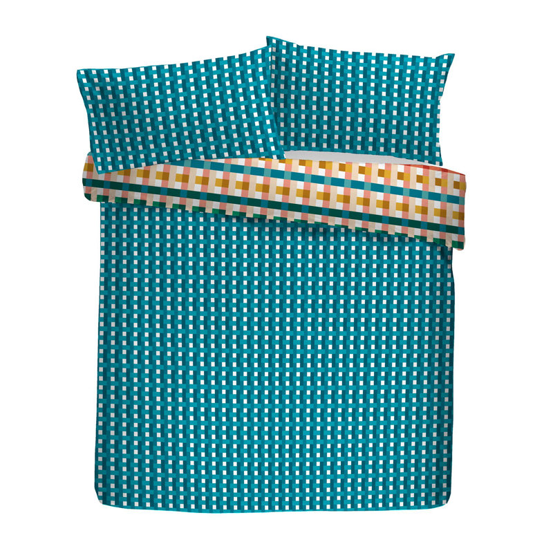 Polyester Geometric Duvet Cover Set with Pillowcases Included, Single Duvet Cover + 1 Standard Pillowcase