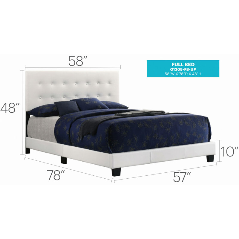 Lit Caldwell Glory Furniture, Full, White