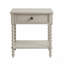 Table de chevet pour chambre à coucher, crème antique-1018223445