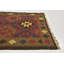Tapis de zone en laine rouge/beige 3 pi x 6 pi 5 po one-of-kind-noué la main Wynne