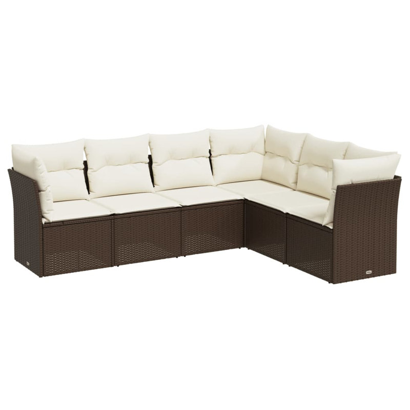 Ensemble de canapé de jardin Vidaxl PE