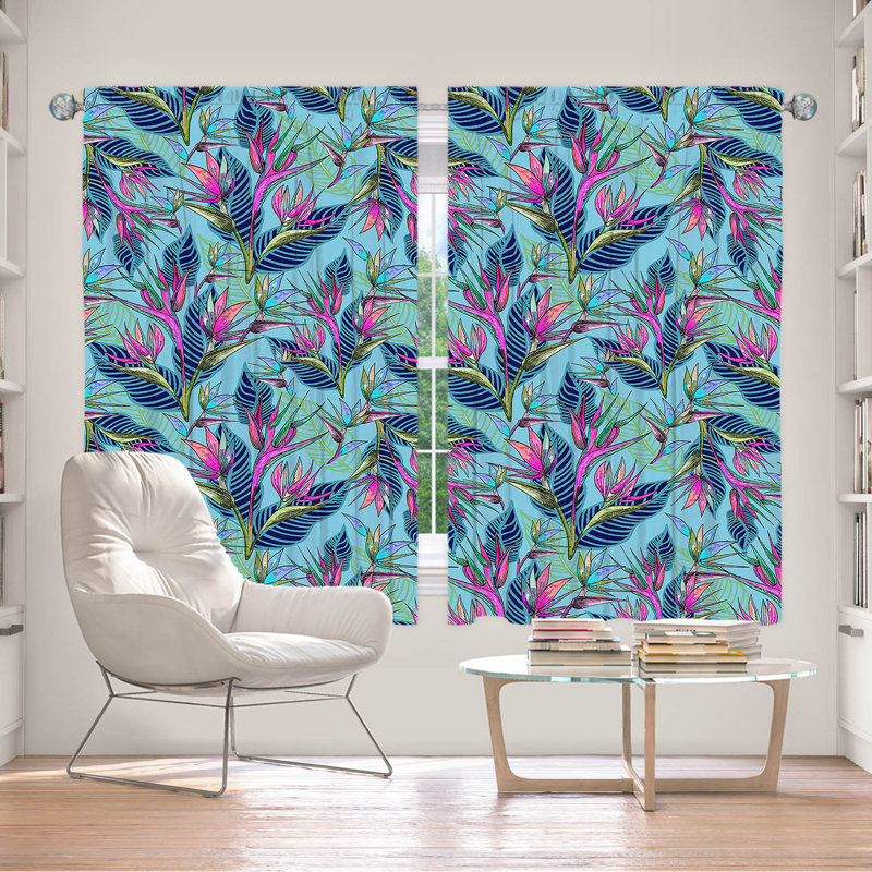 Paire de rideaux obscurcissant en polyester Remley, L 40 po x L 61 po