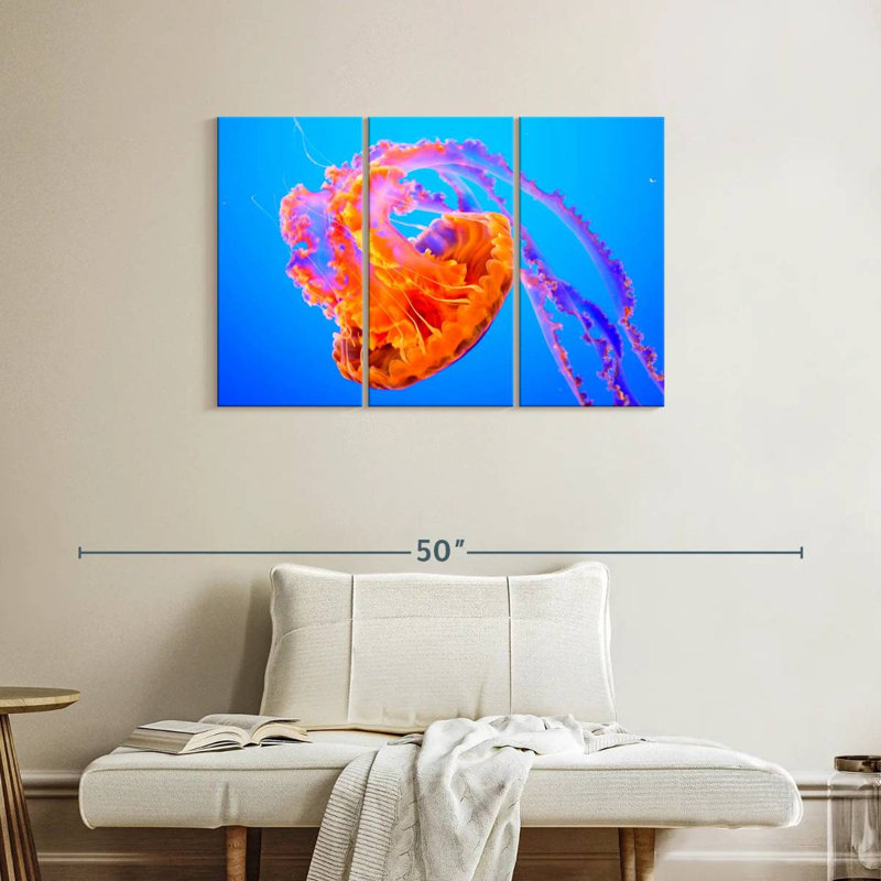 Jellyfish Somersault, 24" H x 38" W