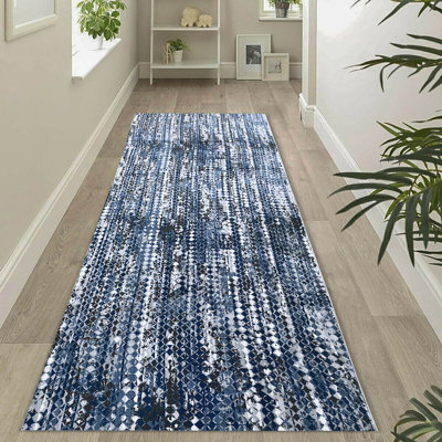 Washable Abstract Indoor Rug