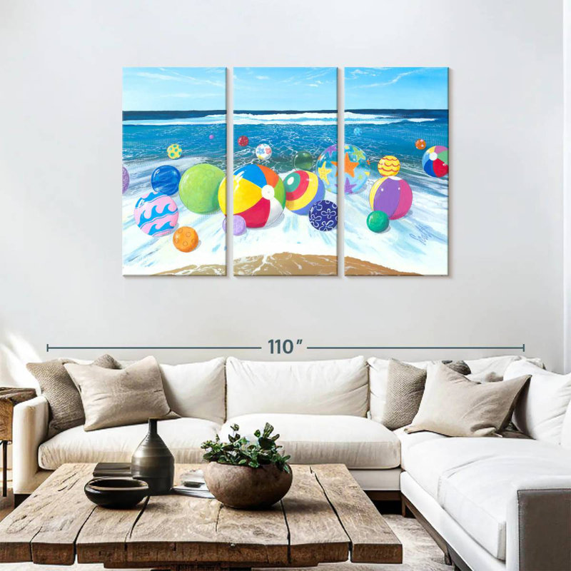 Gillard Beach Balls, 48" H x 74" W