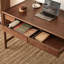 Bureau minimaliste en bois massif de style américain-110366197