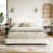 Beige et blanc