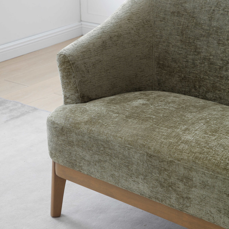 EMILY Upholstered Chenille Accent Chair