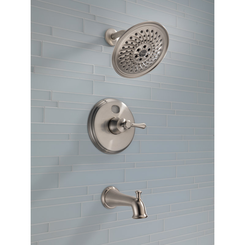 Traditional Faucet Trim with H2Okinetic Technology, Brilliance Stainless