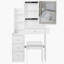 Table de chevet avec armoire de chevet-2023143902
